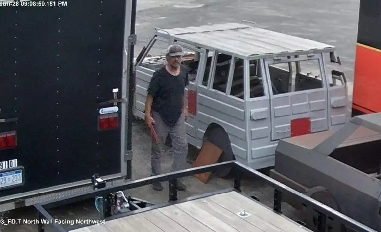 Dearborn Police seek public assistance to identify suspect involved in trespassing, theft of city property