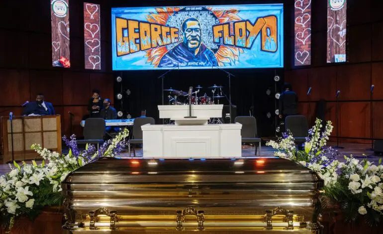 'Get your knee off our necks,' activist Sharpton says at George Floyd memorial