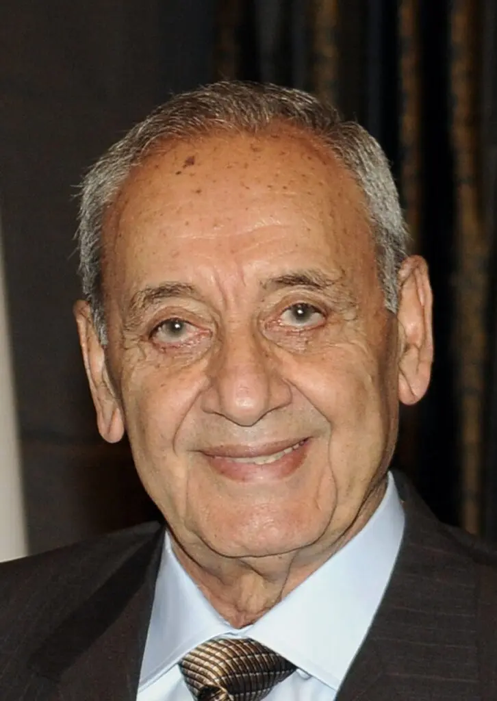 Lebanese Parliament Speaker Nabih Berri