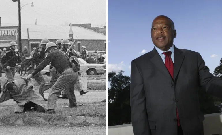 John Lewis, U.S. congressman and sharecropper's son, was civil rights hero