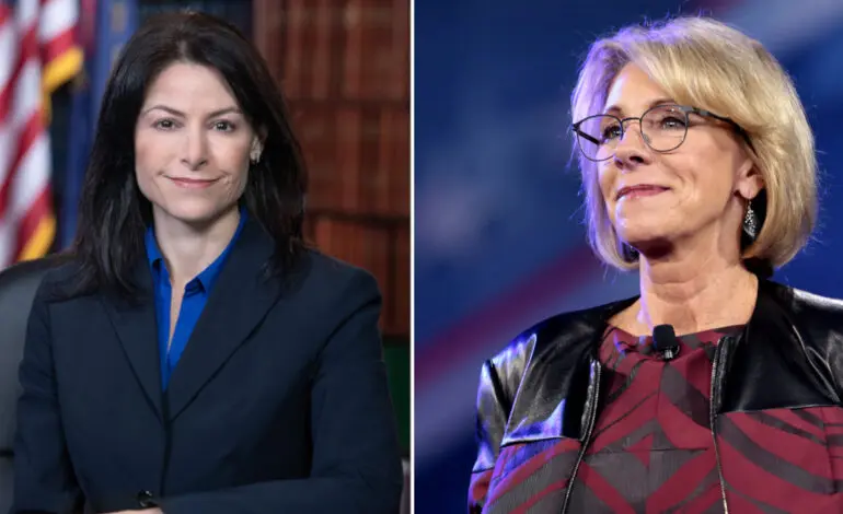 Nessel says DeVos tried to unfairly reroute pandemic funds to private schools, takes legal action