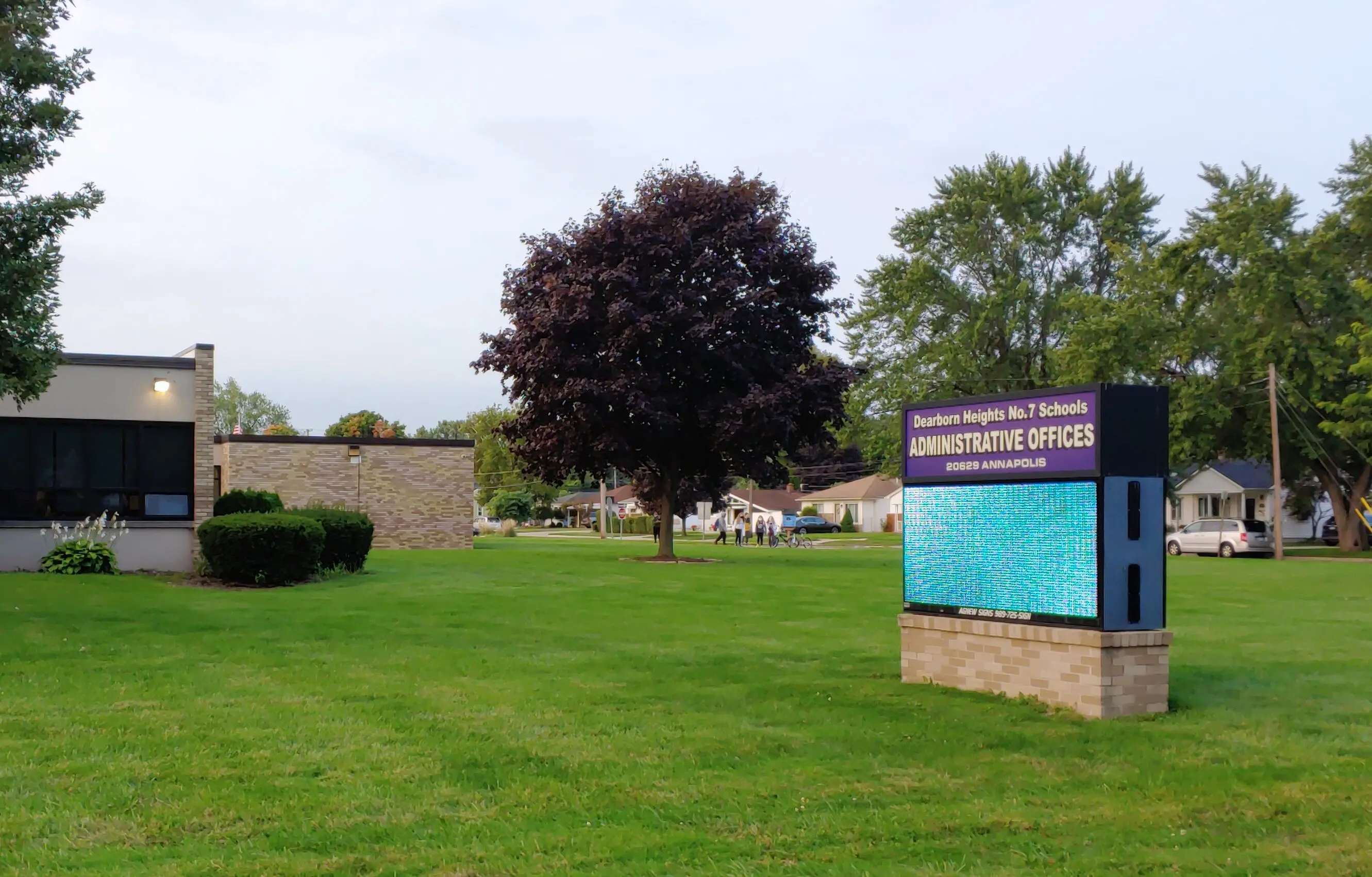 The D7 Board of Education building in Dearborn Heights