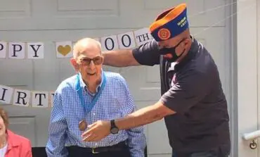 Dearborn community celebrates WWII veteran’s 100th birthday