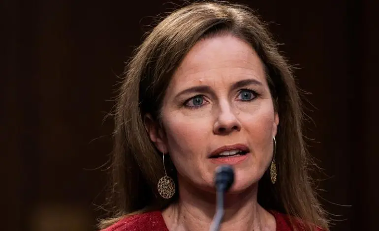 Trump's Supreme Court pick says she is not "hostile" to Obamacare, dodges on abortion