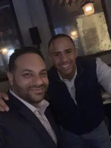 Josh with his cousin Hassan Kayed Bazzi