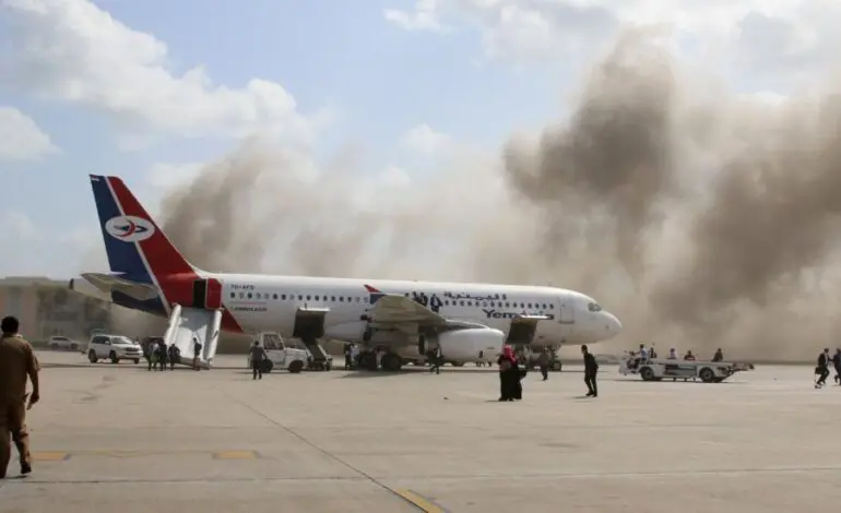 At least 22 killed in Yemen airport explosion