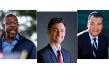 Democrats take narrow control of U.S. Senate as three new members sworn in