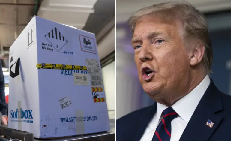 50 percent of vaccines held back by Trump administration for unknown reason