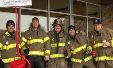 Fire department recognized for years of support to the Salvation Army