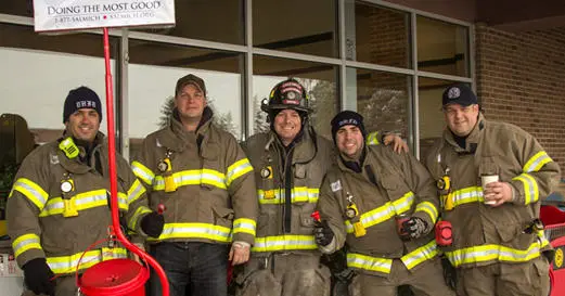 Fire department recognized for years of support to the Salvation Army