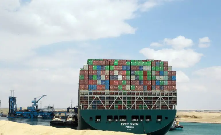 Egypt impounds ship that got stuck in Suez Canal, wants $900 million in compensation