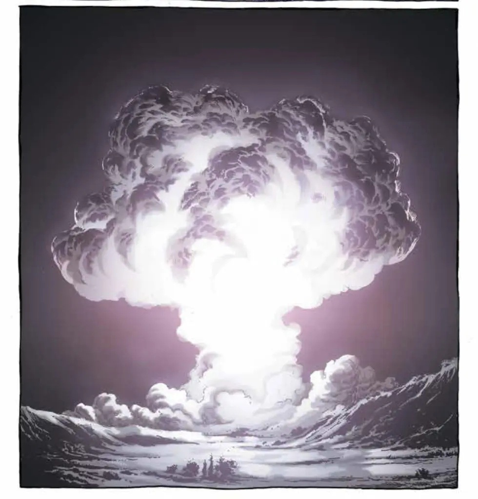 A panel from Geoff Johns Geiger