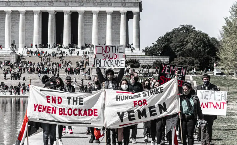 Activists stage hunger strike, rally in D.C. against the war on Yemen