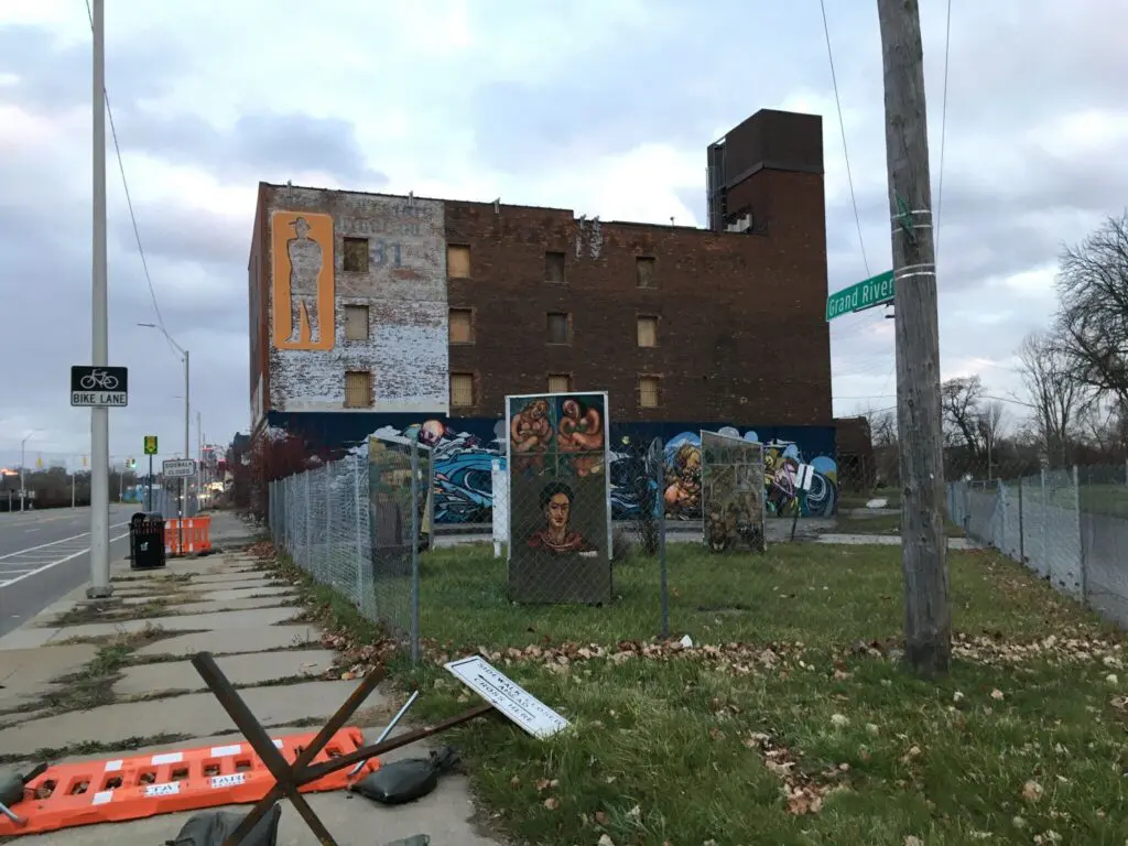 The LOVE Building, currently under construction. Photo courtesy: Allied Media Projects