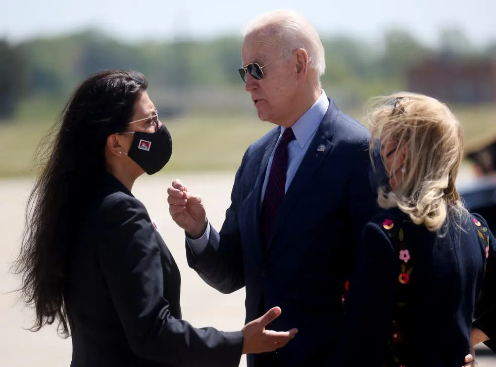 Tlaib, Biden and Dingell