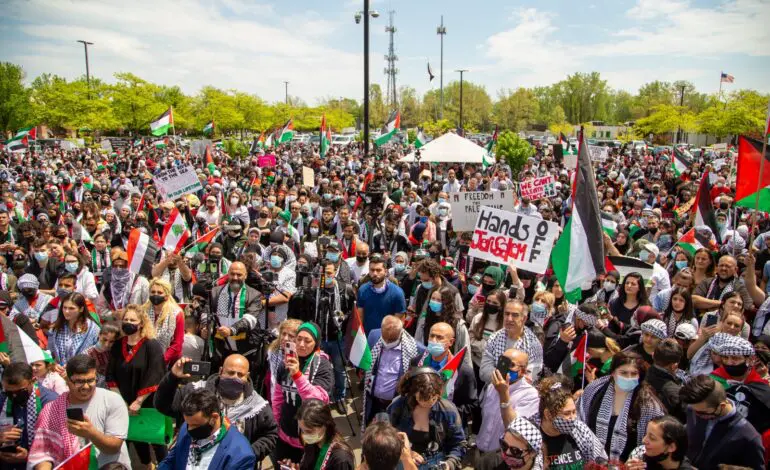 "We are seeds": More than 10,000 local residents protest murderous Israeli campaign against Palestine