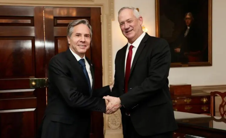 Gantz arrives in Washington to ask for $1 billion for Iron Dome