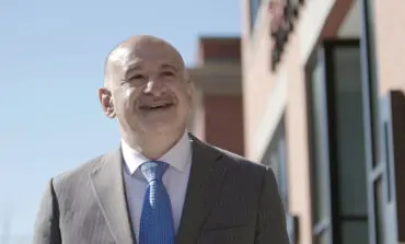 Hussein Berry campaigning for Dearborn mayor, with focus on public safety