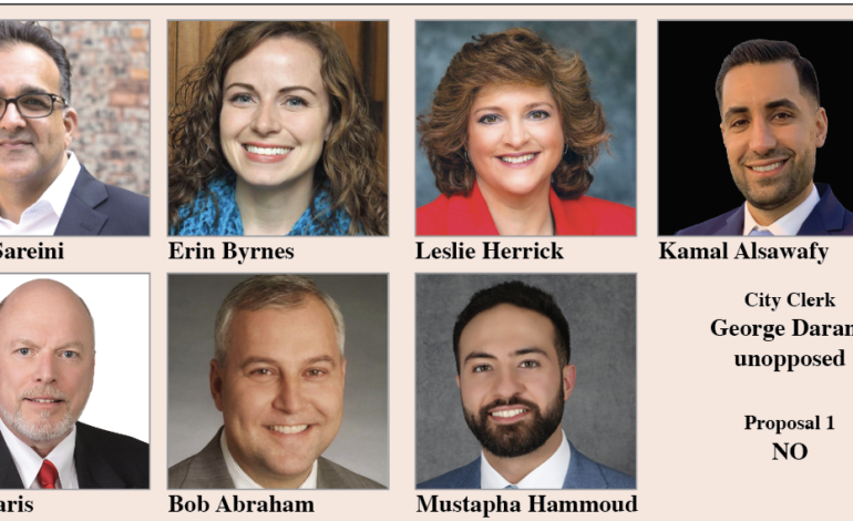 Dearborn: Three new Council members and Sareini clinches the Council presidency; nine Charter Commissioners elected