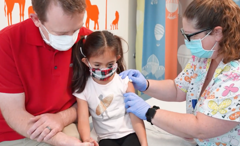 More than 10 percent of Michigan children ages 5-11 have received their first vaccine dose