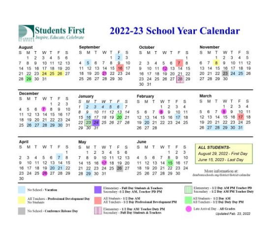 Dearborn Public Schools updates 2022-23 calendar