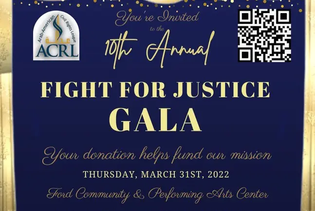 ACRL to hold 10th annual “Fight for Justice” gala in Dearborn