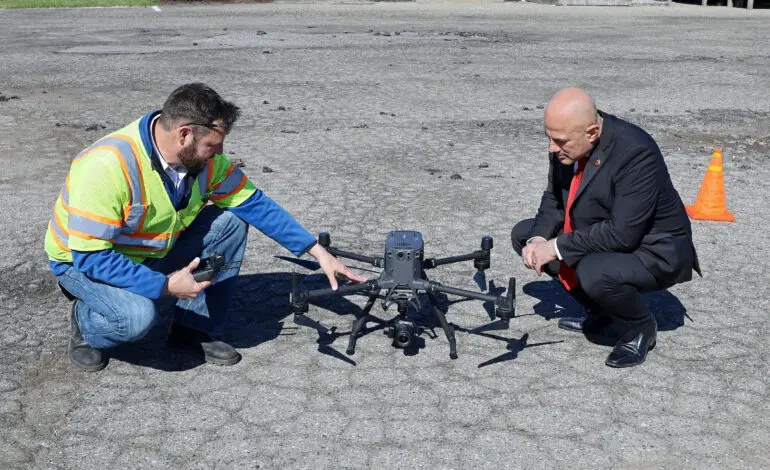 City partners with Wade Trim to perform drone aerial survey of Ecorse Creek