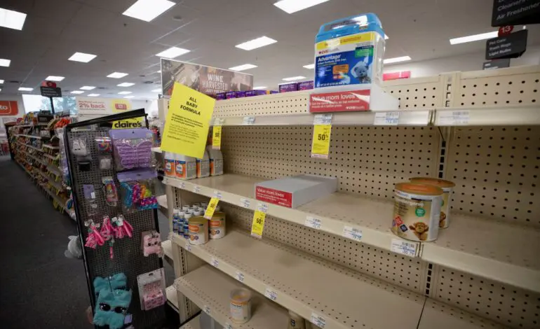 Biden invokes Defense Production Act to increase infant formula supply