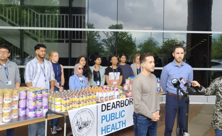 Dearborn's new public health dept. gives 500 units of baby formula to area families