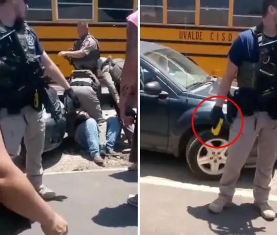 Police waited an hour outside Texas school, restraining parents, before tactical team took out gunman