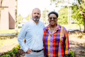 Phyllis Edwards and Dan Commer