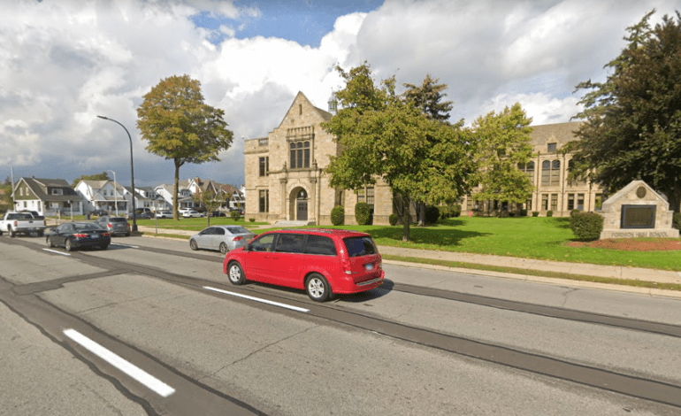 Dearborn Police ticketing parents who impede traffic on Ford Road in front of Fordson