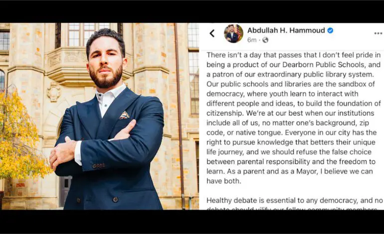 Mayor Hammoud answers questions regarding statement on school and public libraries