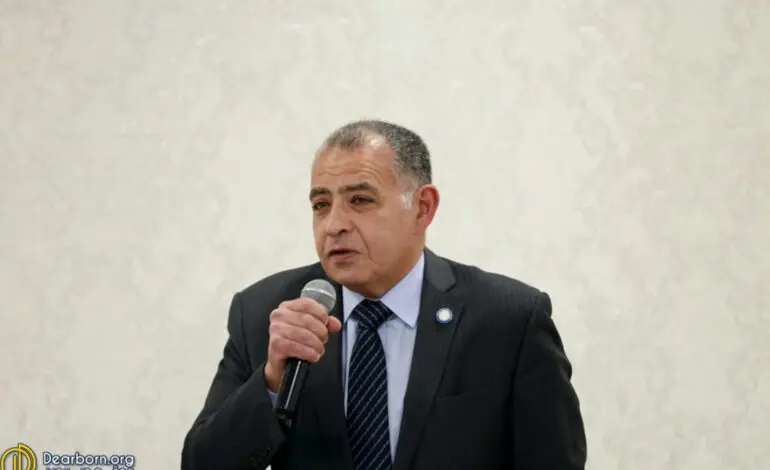 Mayor Hammoud welcomes Lawrence Technological University President Dr. Tarek Sobh to Dearborn