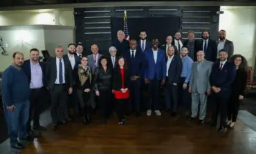 Arab Americans celebrate achievements of leadership in the State House in presence of the lieutenant governor, house speaker and local officials