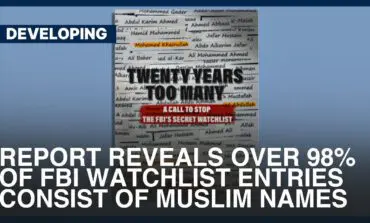 FBI's secret "watchlist" revealed 98 percent of names are Muslim