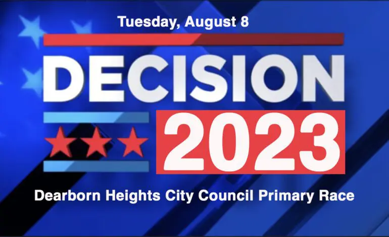 Nine candidates vying for three seats in the Dearborn Heights Council primary race