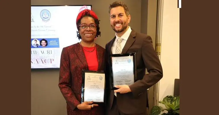 ACRL's sixth annual justice ceremony honors Harvard law professor and local judge