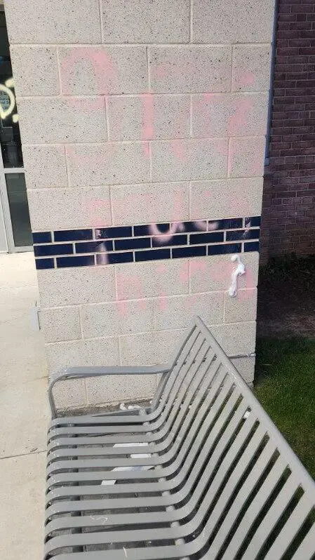Crestwood High School vandalized in senior prank on May 24, 2024 Photo Courtesy of Crestwood School District