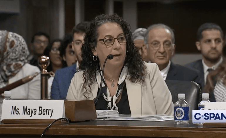 Republican Senator John Kennedy repeatedly accuses Arab American activist of being a "Hamas" supporter at hate crimes hearing