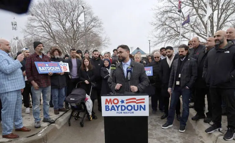 Dearborn Heights City Council President Mo Baydoun announces his candidacy for mayor