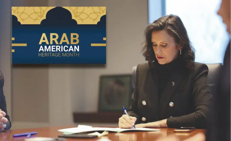 Governor Whitmer declares April as Arab American Heritage Month in Michigan; Trump ignores it nationally
