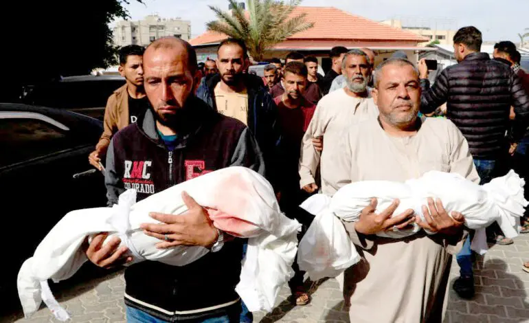 Israeli military strikes kill scores in Gaza, as Trump visits the Gulf region