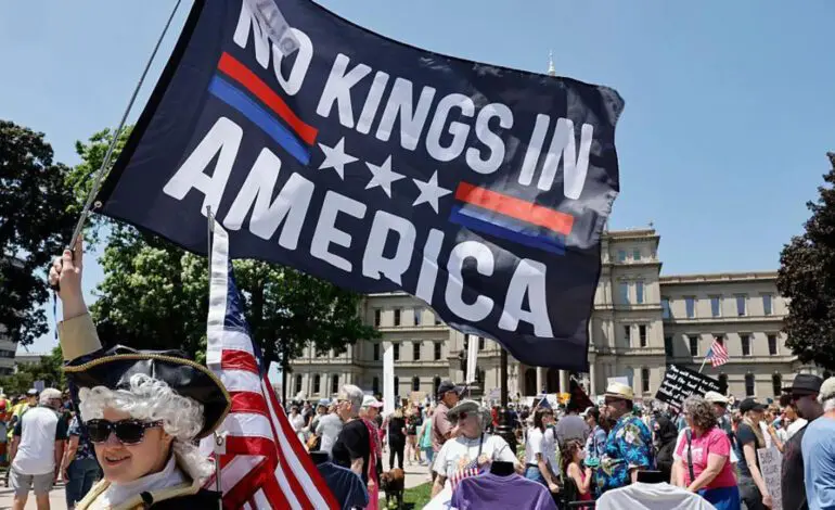 “No Kings” protest sweeps U.S. as Trump expands deportation crackdown nationwide