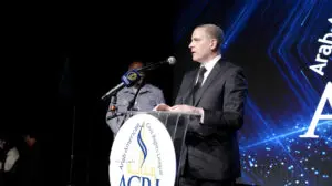 Former United States Deputy Director of the Federal Bureau of Investigation Paul Abbate, speaks at the ACRL Gala on May 29.
