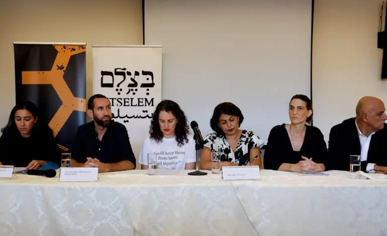 Two Israeli rights groups join international organizations and officials accusing Israel of genocide in Gaza