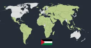 The State of Palestine is recognised as a sovereign nation by 147 countries, representing 75 percent of UN members.