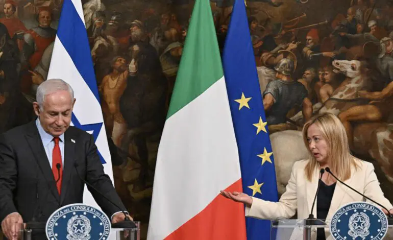 Meloni’s Gaza challenge: The people vs. Netanyahu’s cronies