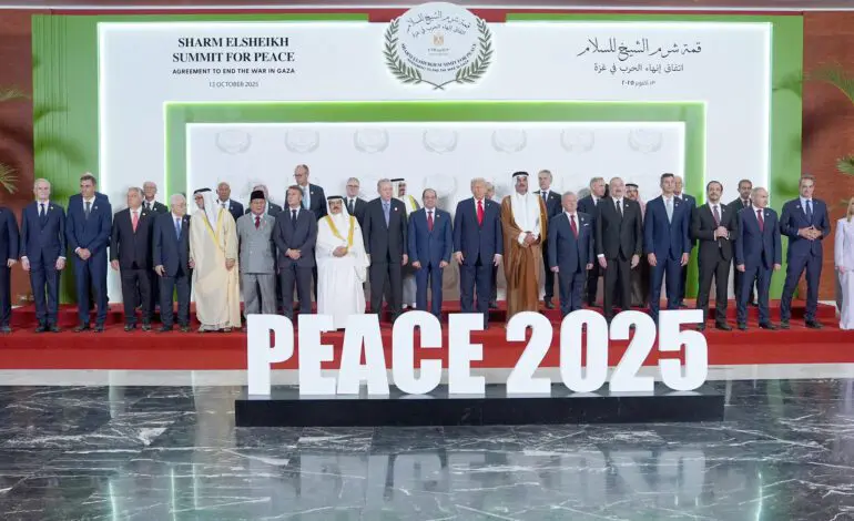 Sharm el-Sheikh summit hails Gaza truce, but “Phase Two” threatens fragile peace