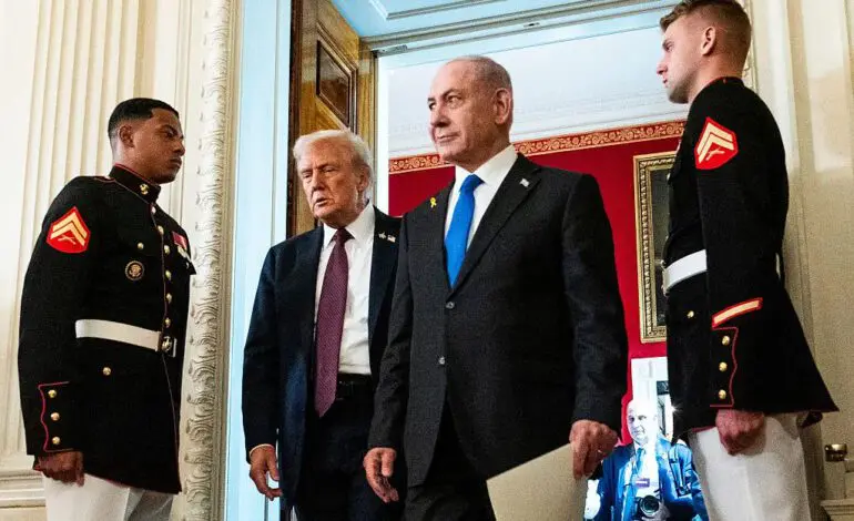 Trump’s Gaza plan pressures Hamas to disarm, surrender and free hostages, as Israel continues its genocide